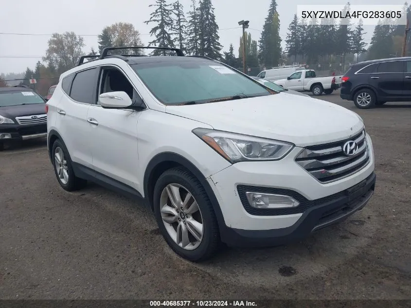 5XYZWDLA4FG283605 2015 Hyundai Santa Fe Sport 2.0L Turbo