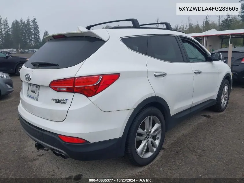 2015 Hyundai Santa Fe Sport 2.0L Turbo VIN: 5XYZWDLA4FG283605 Lot: 40685377