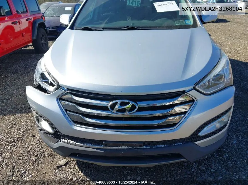 2015 Hyundai Santa Fe Sport 2.0L Turbo VIN: 5XYZWDLA2FG268004 Lot: 40689533