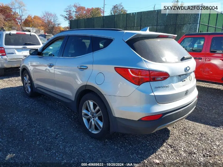 2015 Hyundai Santa Fe Sport 2.0L Turbo VIN: 5XYZWDLA2FG268004 Lot: 40689533