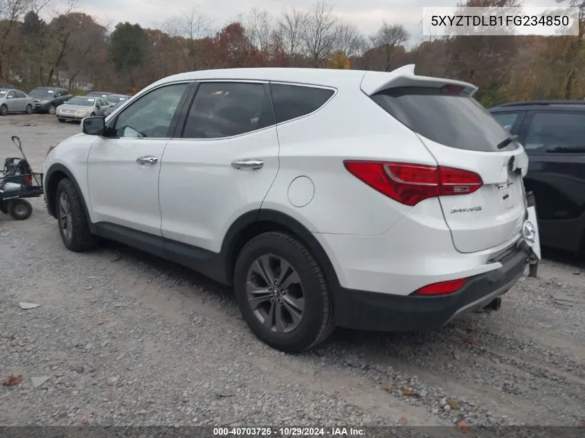 2015 Hyundai Santa Fe Sport 2.4L VIN: 5XYZTDLB1FG234850 Lot: 40703725