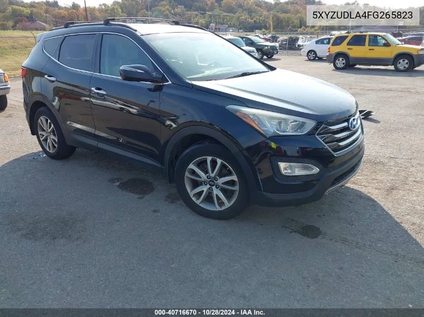 2015 Hyundai Santa Fe Sport 2.0L Turbo VIN: 5XYZUDLA4FG265823 Lot: 40716670