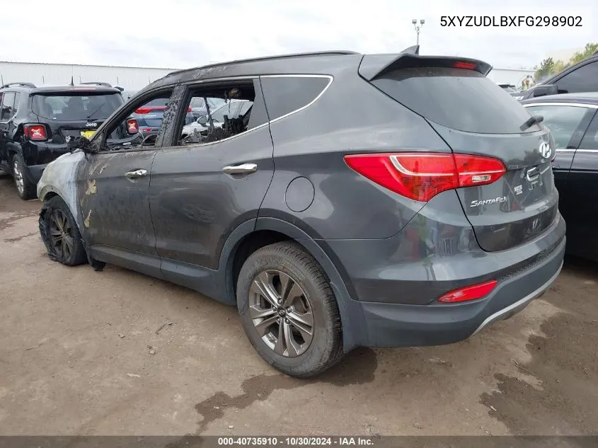 2015 Hyundai Santa Fe Sport 2.4L VIN: 5XYZUDLBXFG298902 Lot: 40735910