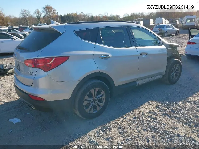 2015 Hyundai Santa Fe Sport 2.4L VIN: 5XYZUDLB9FG261419 Lot: 40797767