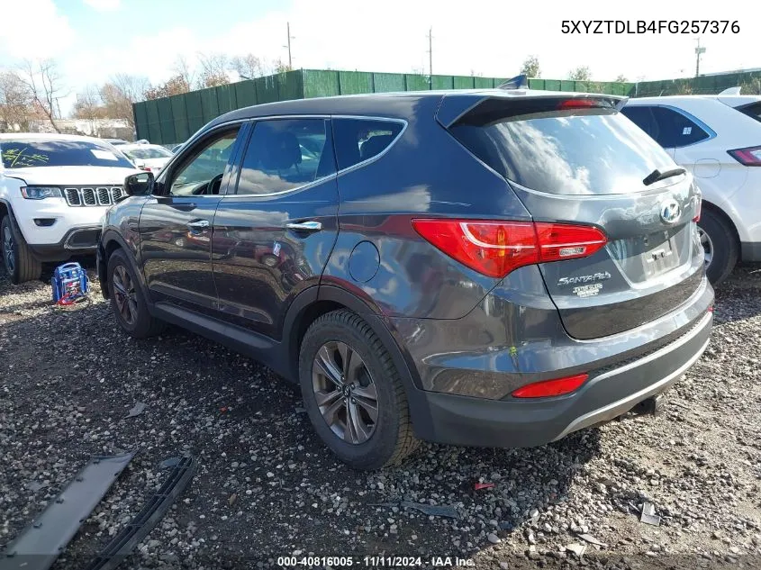 2015 Hyundai Santa Fe Sport VIN: 5XYZTDLB4FG257376 Lot: 40816005