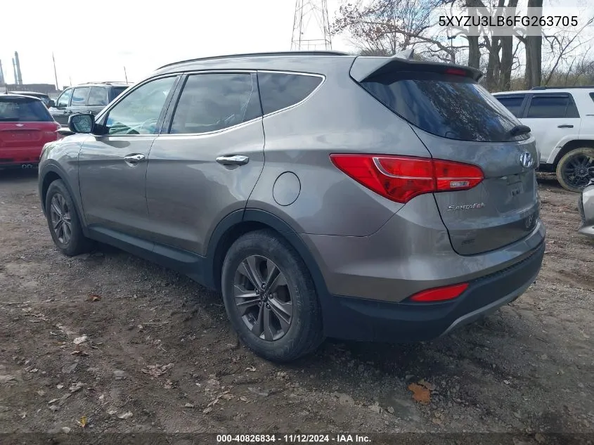 2015 Hyundai Santa Fe Sport 2.4L VIN: 5XYZU3LB6FG263705 Lot: 40826834