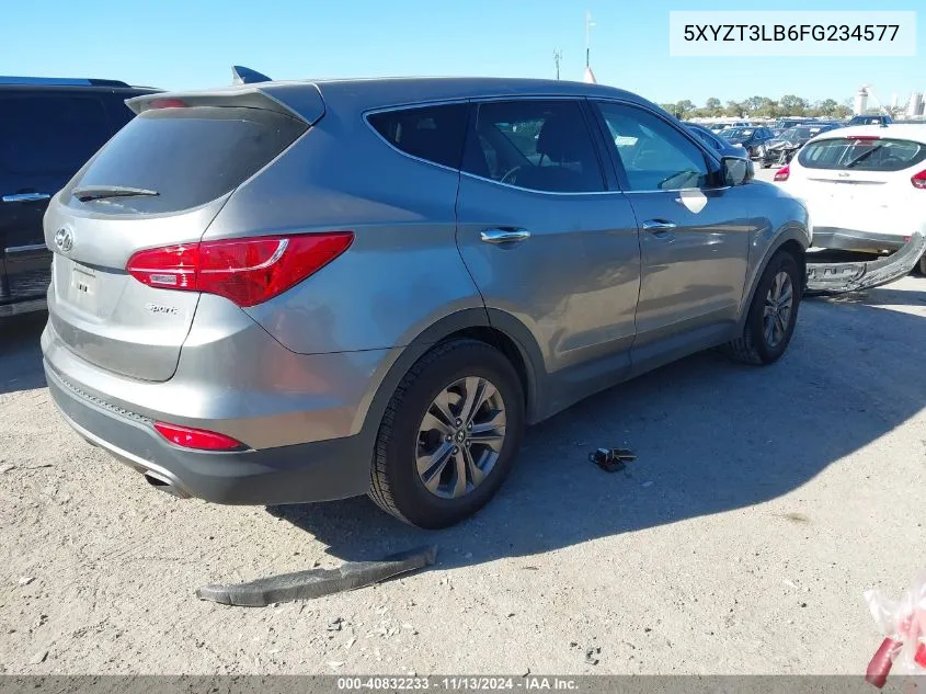 2015 Hyundai Santa Fe Sport 2.4L VIN: 5XYZT3LB6FG234577 Lot: 40832233