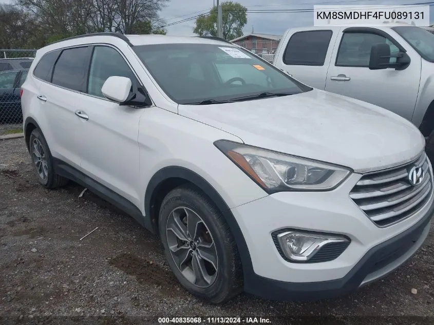 2015 Hyundai Santa Fe Gls VIN: KM8SMDHF4FU089131 Lot: 40835068