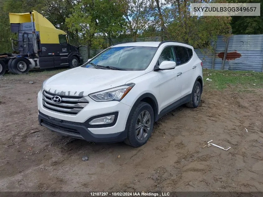 5XYZUDLB3GG349657 2016 Hyundai Santa Fe Sport 2.4 Premium