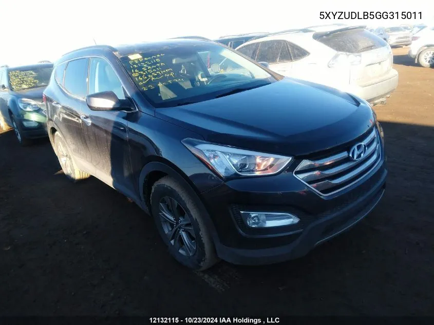 2016 Hyundai Santa Fe Sport 2.4 Premium VIN: 5XYZUDLB5GG315011 Lot: 12132115