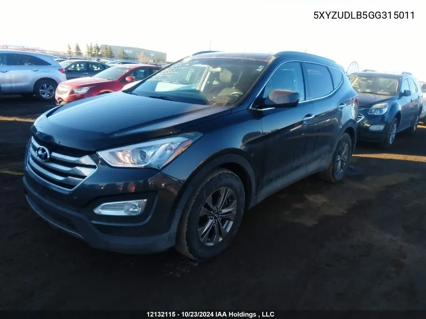 2016 Hyundai Santa Fe Sport 2.4 Premium VIN: 5XYZUDLB5GG315011 Lot: 12132115