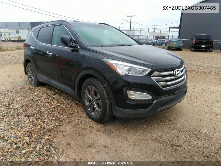 5XYZUDLBXGG307485 2016 Hyundai Santa Fe Sport