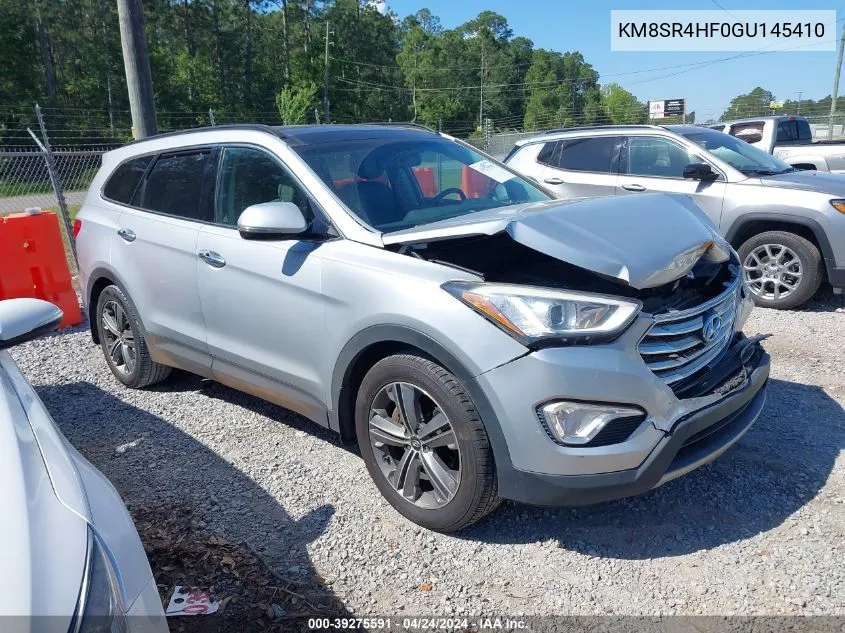 2016 Hyundai Santa Fe Limited VIN: KM8SR4HF0GU145410 Lot: 39275591