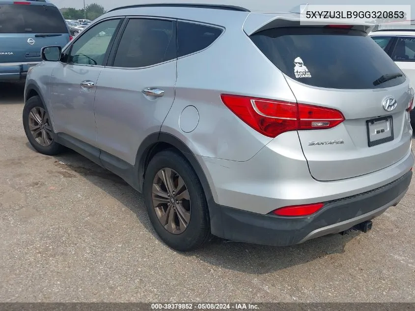 5XYZU3LB9GG320853 2016 Hyundai Santa Fe Sport 2.4L