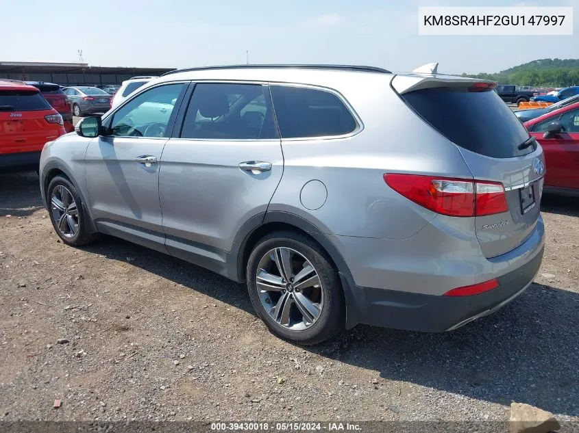 KM8SR4HF2GU147997 2016 Hyundai Santa Fe Se