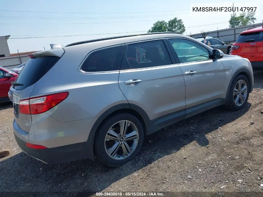 KM8SR4HF2GU147997 2016 Hyundai Santa Fe Se