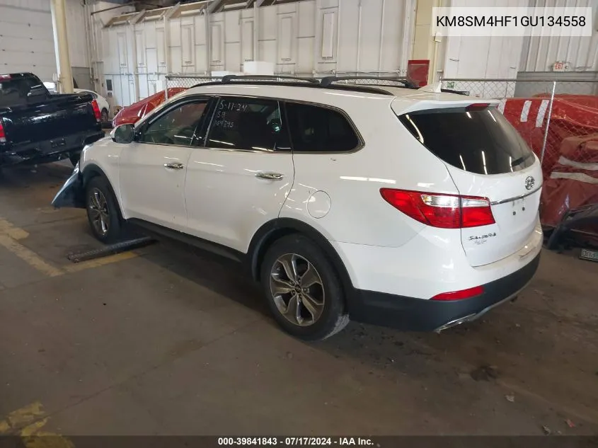 KM8SM4HF1GU134558 2016 Hyundai Santa Fe Se