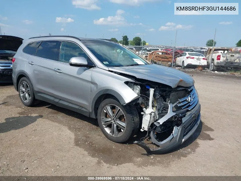 KM8SRDHF3GU144686 2016 Hyundai Santa Fe Se