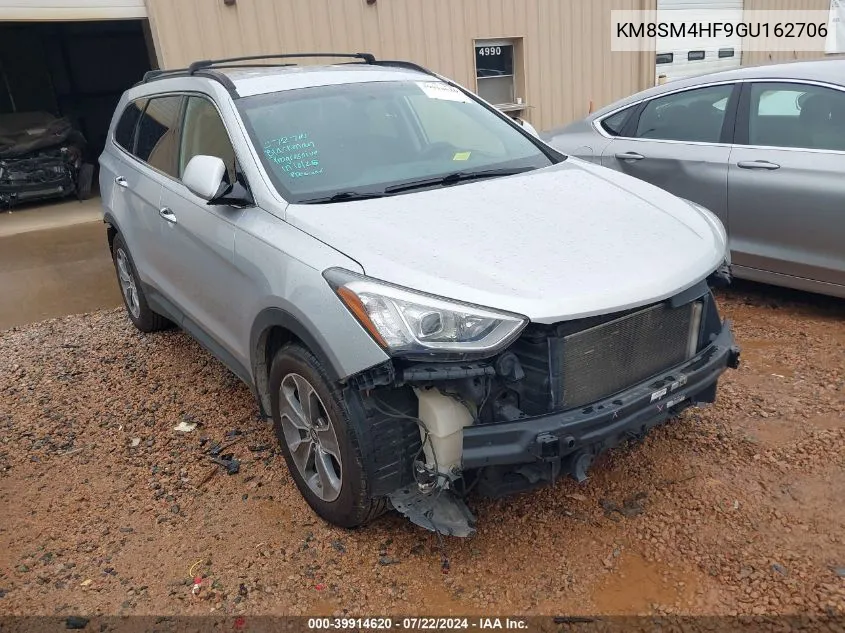 KM8SM4HF9GU162706 2016 Hyundai Santa Fe Se