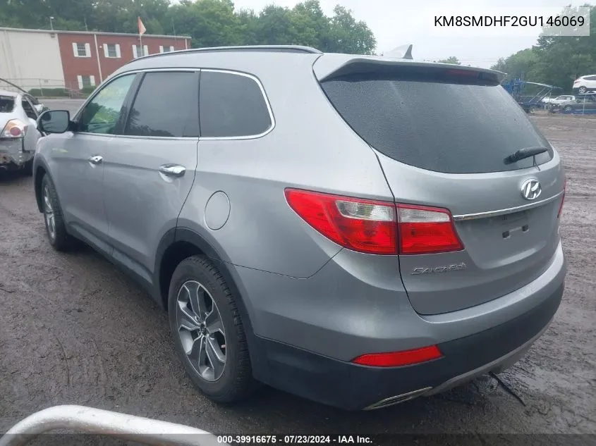 KM8SMDHF2GU146069 2016 Hyundai Santa Fe Se