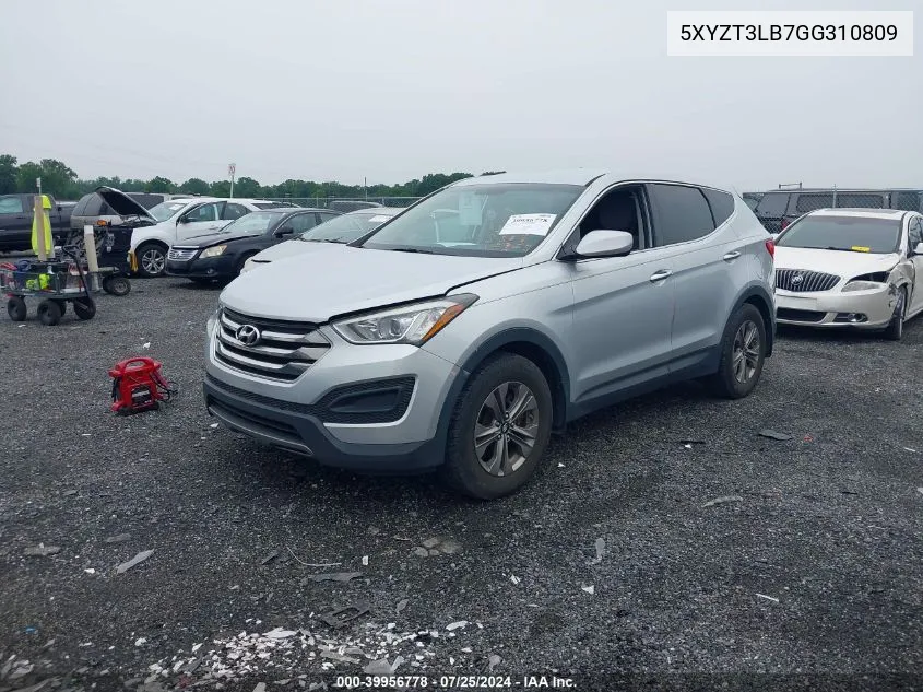 5XYZT3LB7GG310809 2016 Hyundai Santa Fe Sport 2.4L