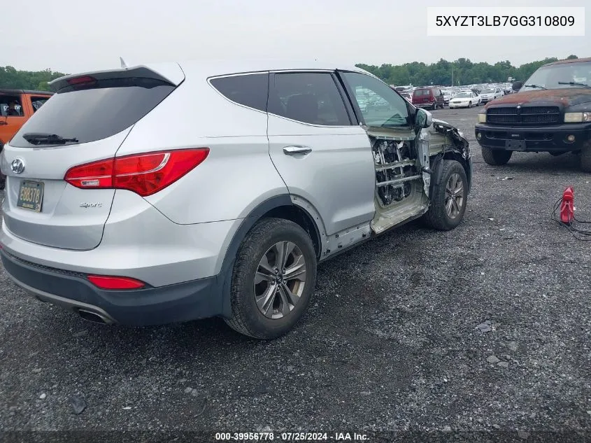 5XYZT3LB7GG310809 2016 Hyundai Santa Fe Sport 2.4L