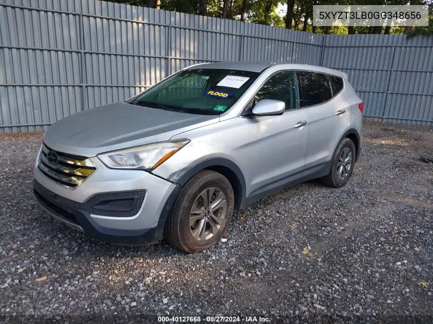 2016 Hyundai Santa Fe Sport 2.4L VIN: 5XYZT3LB0GG348656 Lot: 40127668