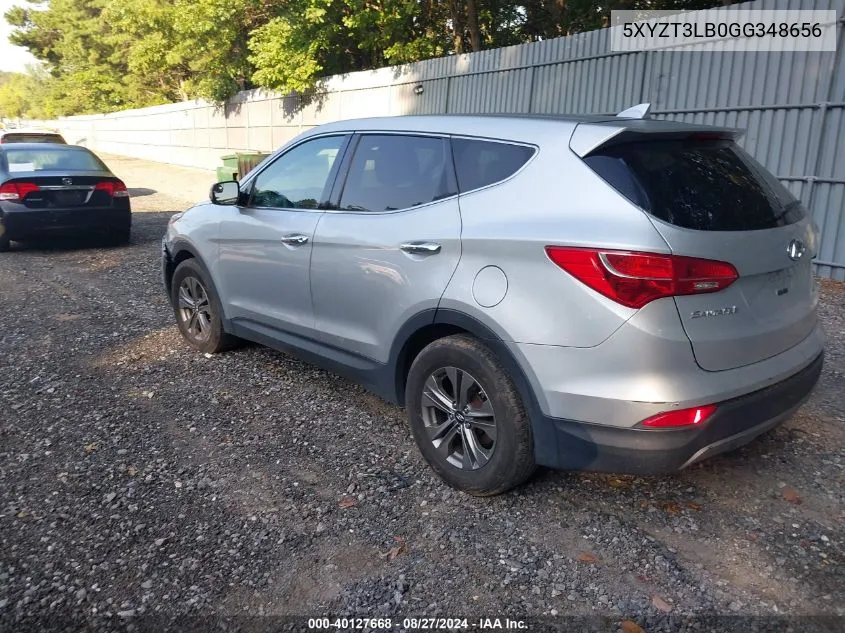 5XYZT3LB0GG348656 2016 Hyundai Santa Fe Sport 2.4L