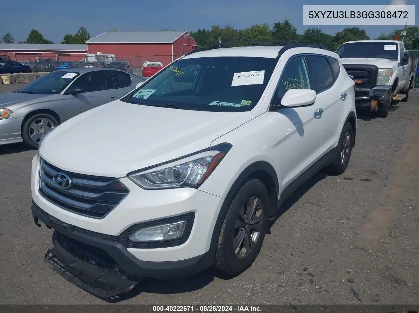 5XYZU3LB3GG308472 2016 Hyundai Santa Fe Sport 2.4L