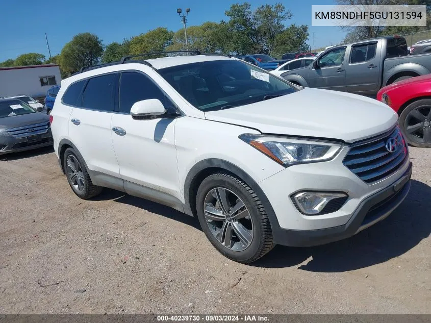 KM8SNDHF5GU131594 2016 Hyundai Santa Fe Se