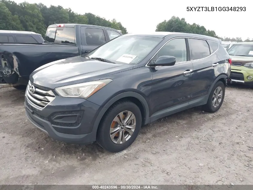 2016 Hyundai Santa Fe Sport 2.4L VIN: 5XYZT3LB1GG348293 Lot: 40243596