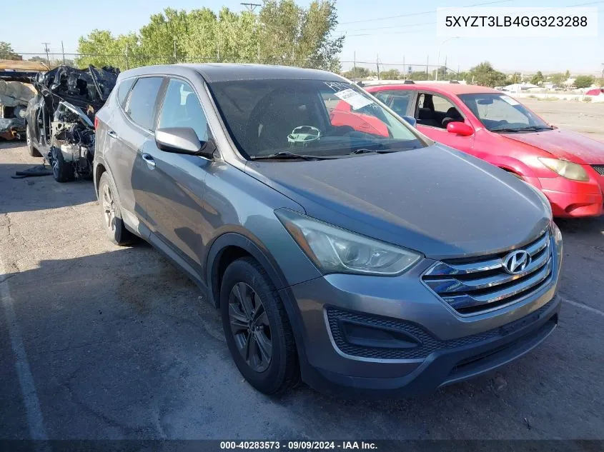 2016 Hyundai Santa Fe Sport 2.4L VIN: 5XYZT3LB4GG323288 Lot: 40283573