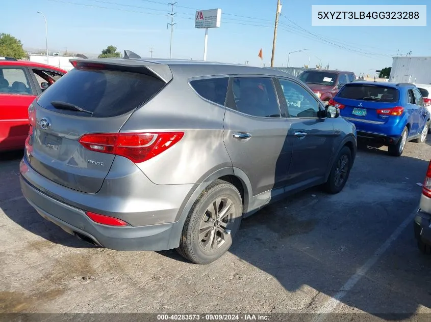 2016 Hyundai Santa Fe Sport 2.4L VIN: 5XYZT3LB4GG323288 Lot: 40283573