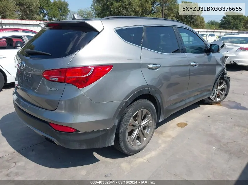 2016 Hyundai Santa Fe Sport VIN: 5XYZU3LBXGG376655 Lot: 40352641