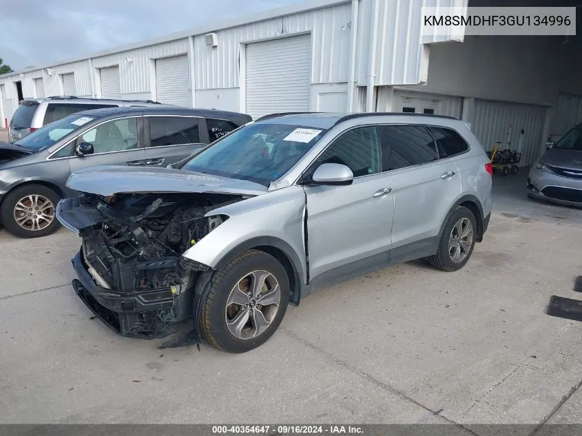 KM8SMDHF3GU134996 2016 Hyundai Santa Fe Se