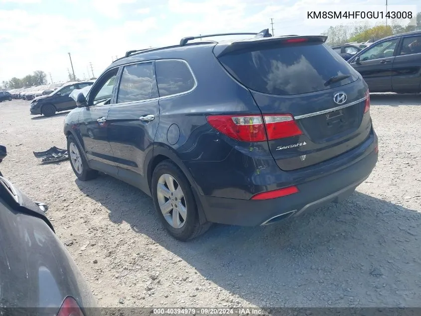 KM8SM4HF0GU143008 2016 Hyundai Santa Fe Se