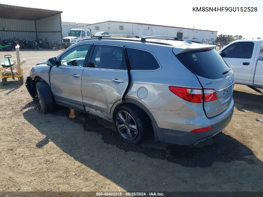 KM8SN4HF9GU152528 2016 Hyundai Santa Fe Limited