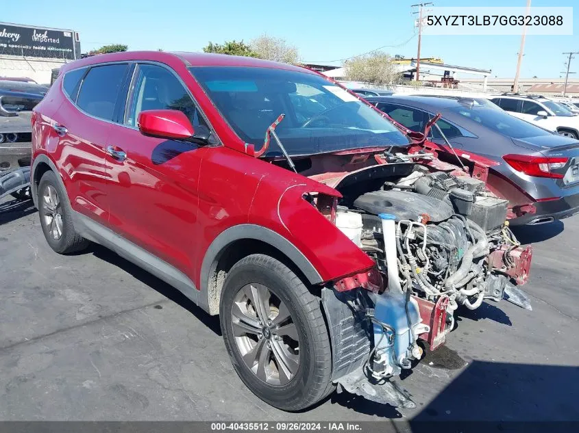 2016 Hyundai Santa Fe Sport VIN: 5XYZT3LB7GG323088 Lot: 40435512