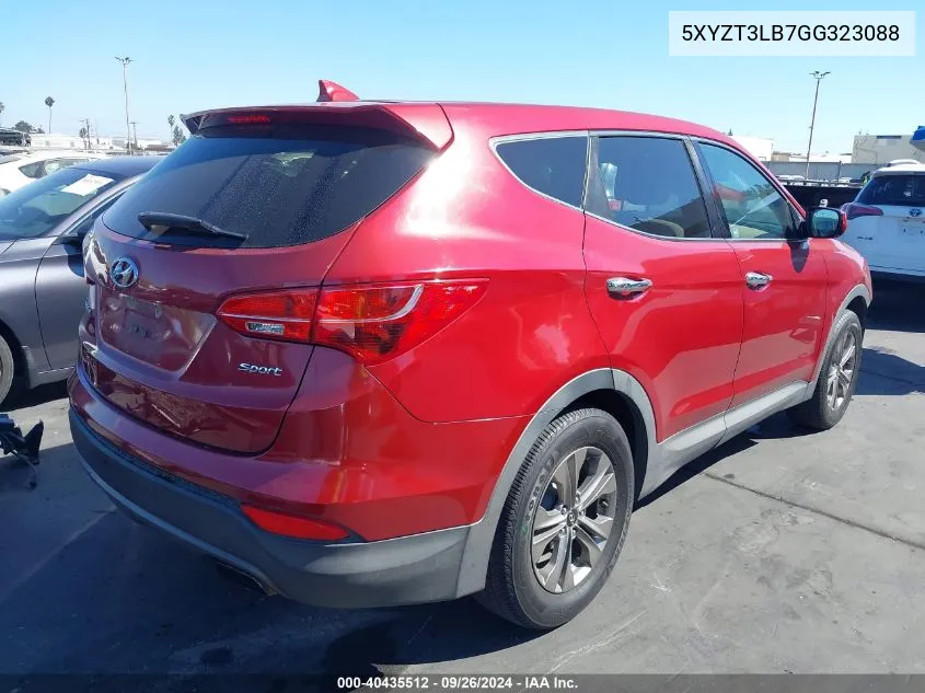 2016 Hyundai Santa Fe Sport VIN: 5XYZT3LB7GG323088 Lot: 40435512