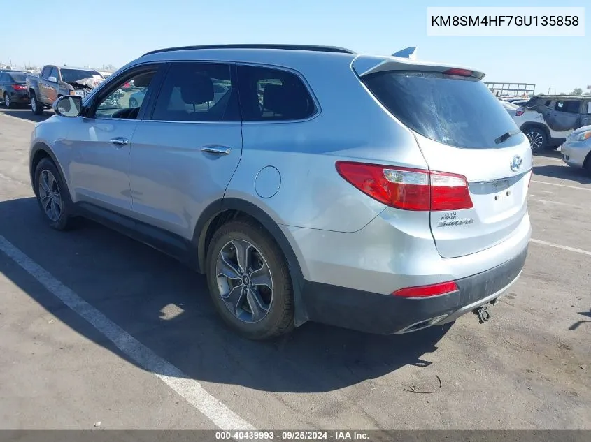 KM8SM4HF7GU135858 2016 Hyundai Santa Fe Se