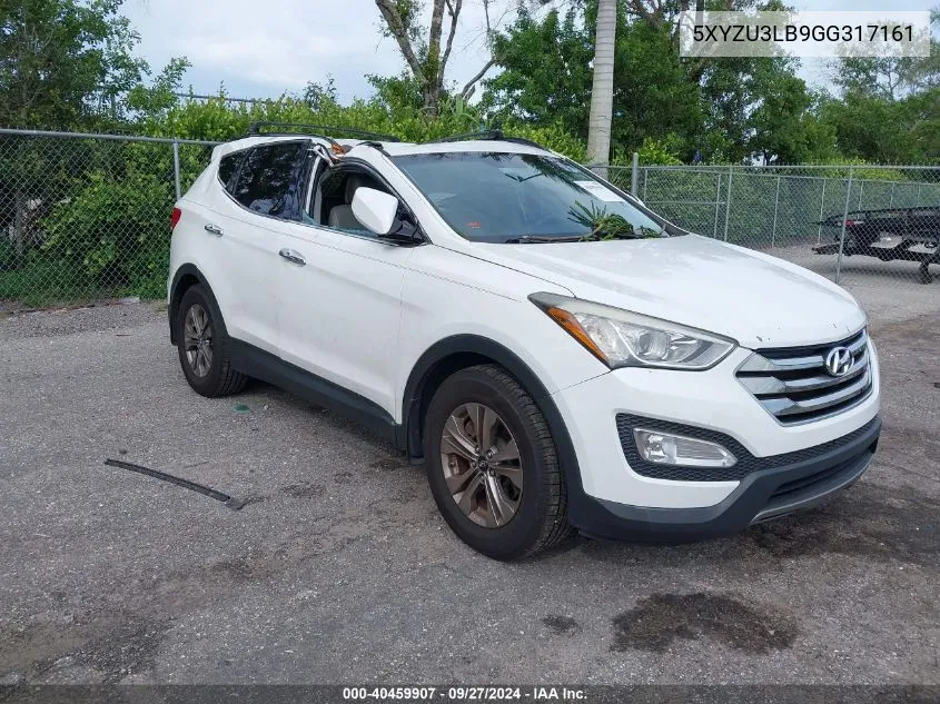 5XYZU3LB9GG317161 2016 Hyundai Santa Fe Sport 2.4L