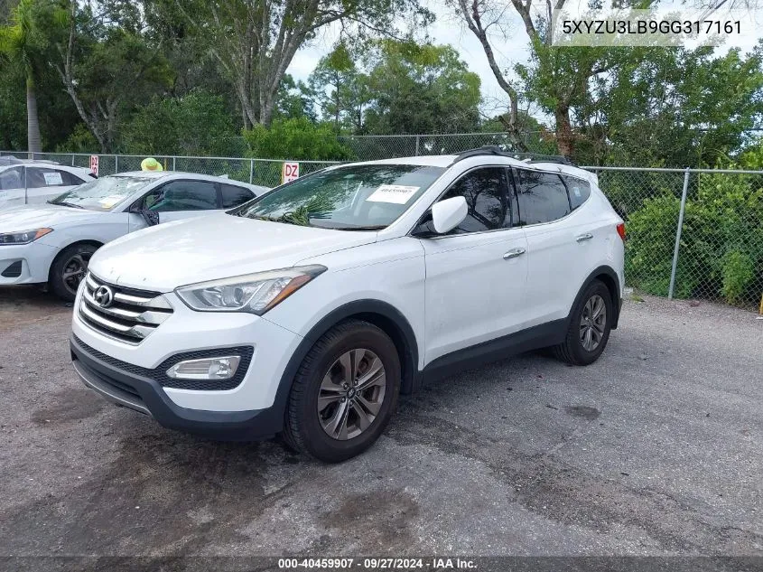 5XYZU3LB9GG317161 2016 Hyundai Santa Fe Sport 2.4L