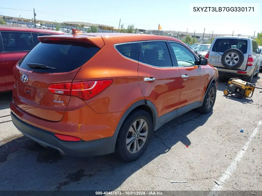 5XYZT3LB7GG330171 2016 Hyundai Santa Fe Sport 2.4L