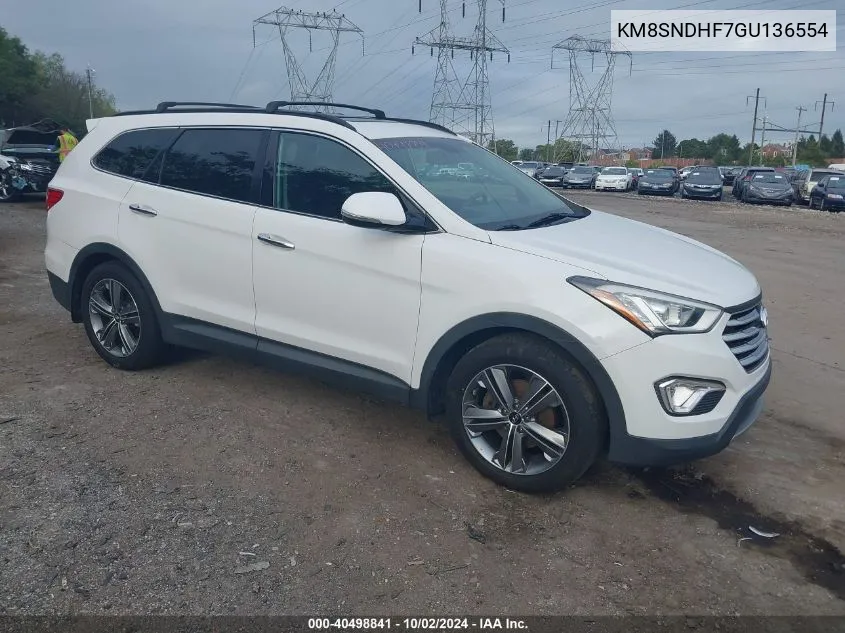 KM8SNDHF7GU136554 2016 Hyundai Santa Fe Se