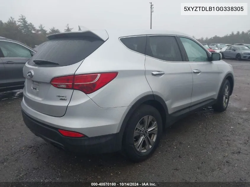 2016 Hyundai Santa Fe Sport VIN: 5XYZTDLB1GG338305 Lot: 40570180