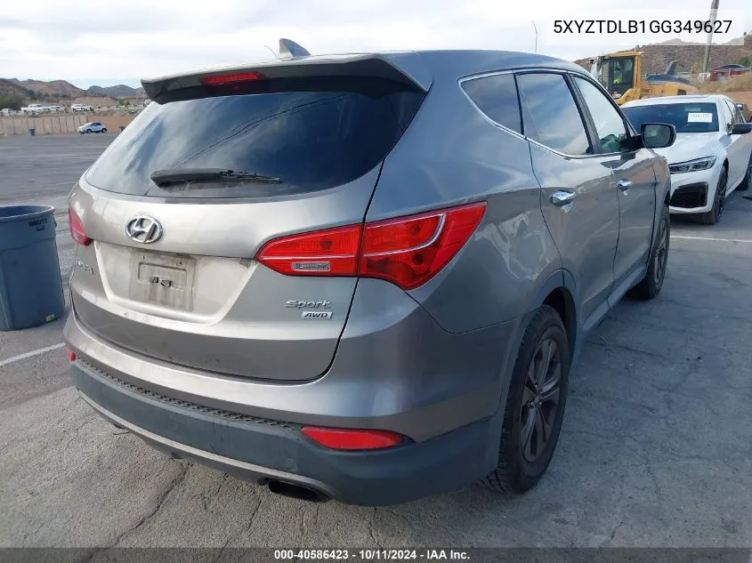 2016 Hyundai Santa Fe Sport 2.4L VIN: 5XYZTDLB1GG349627 Lot: 40586423