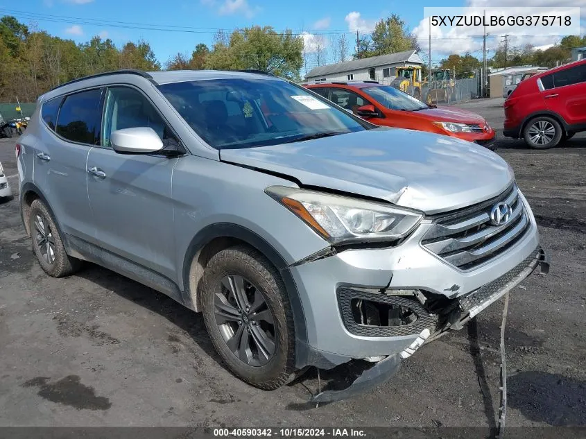 2016 Hyundai Santa Fe Sport 2.4L VIN: 5XYZUDLB6GG375718 Lot: 40590342