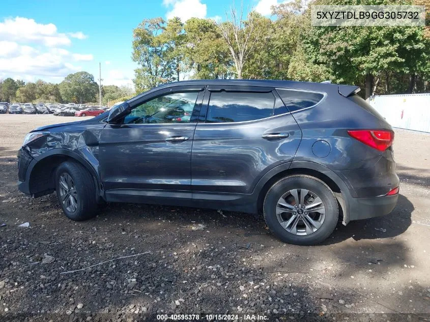 2016 Hyundai Santa Fe Sport 2.4L VIN: 5XYZTDLB9GG305732 Lot: 40595378