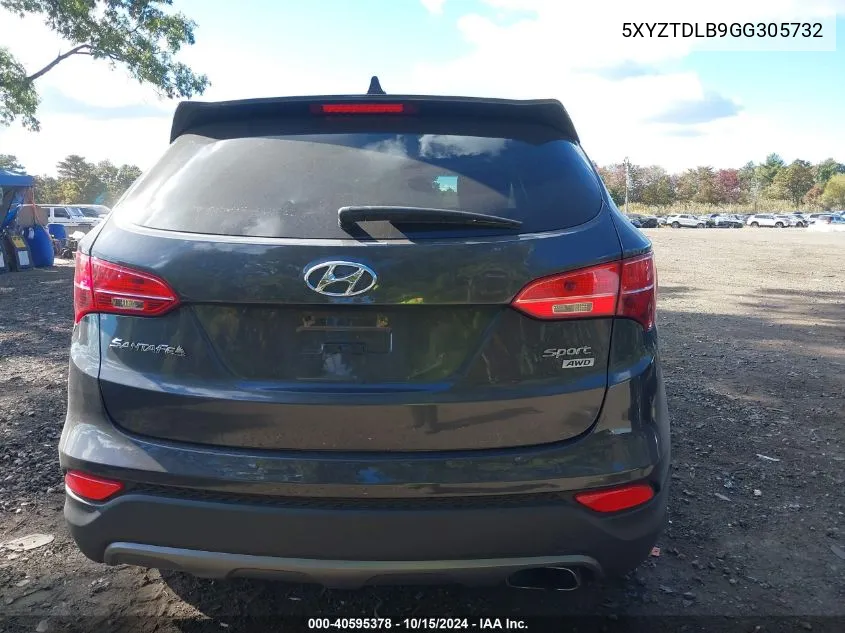 2016 Hyundai Santa Fe Sport 2.4L VIN: 5XYZTDLB9GG305732 Lot: 40595378