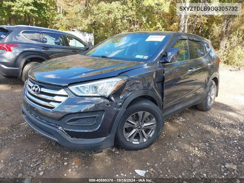 2016 Hyundai Santa Fe Sport 2.4L VIN: 5XYZTDLB9GG305732 Lot: 40595378